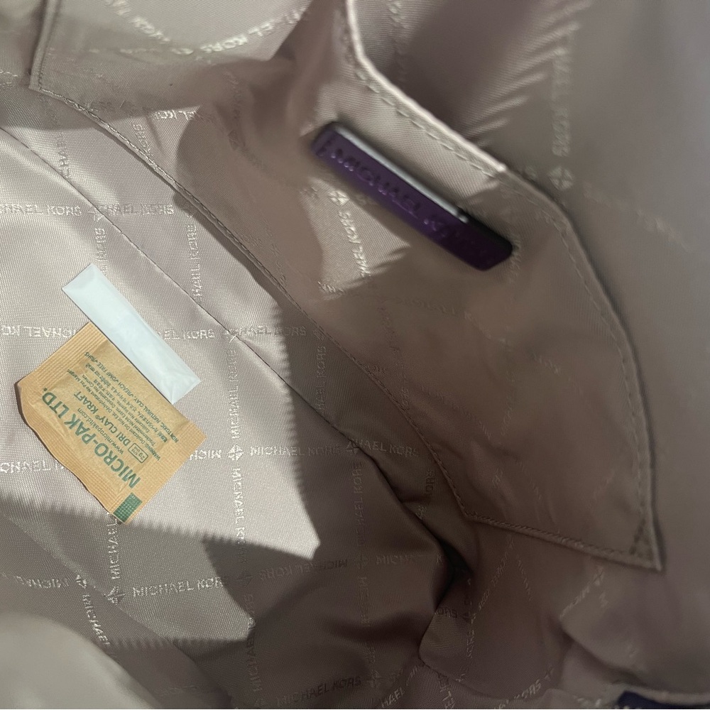 Michael Kors Dark Purple Multi Dome Crossbody - Picture 5 of 6